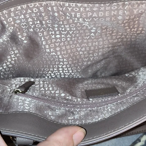 Kate Spade Brand Large Work Tote in Mauve-Like New - Picture 6 of 16